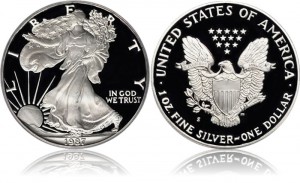 1987-S American Silver Eagle